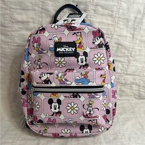 Disney Mickey Mouse & Friends Mini Backpack Minnie Daisy Goofy Donald New